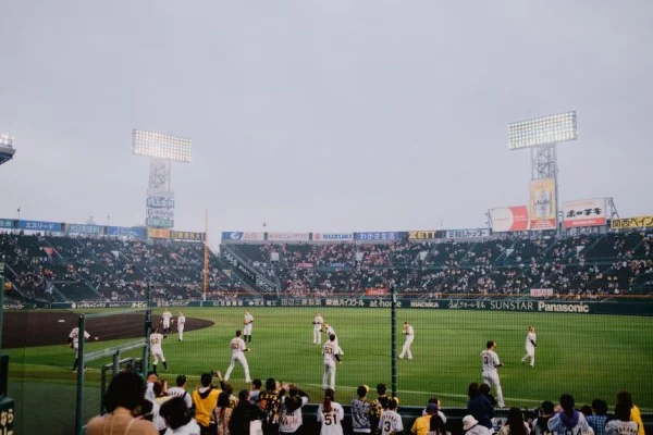 baseball stadium celebration